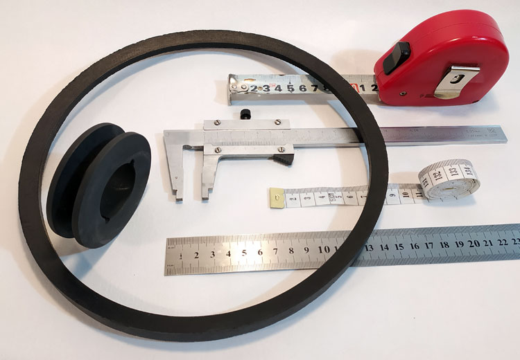 Инструмент для измерения профиля приводного клинового ремня