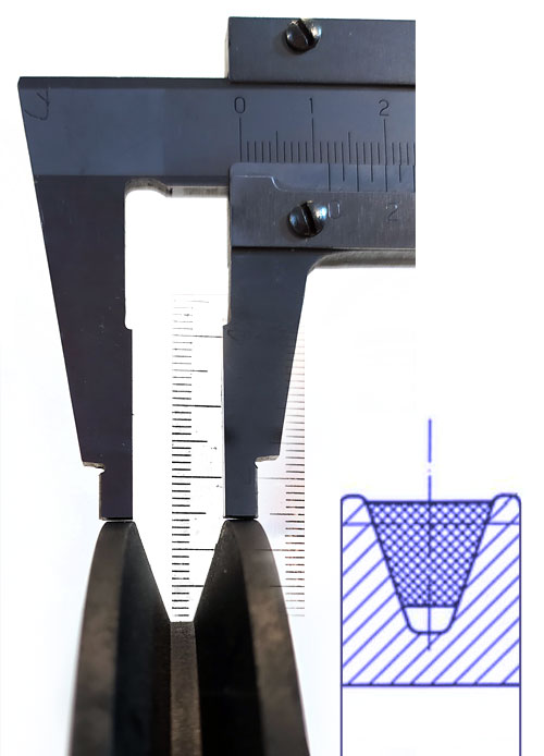Измерение профиля шкива