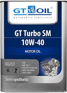 GT Oil Turbo SM 10W-40